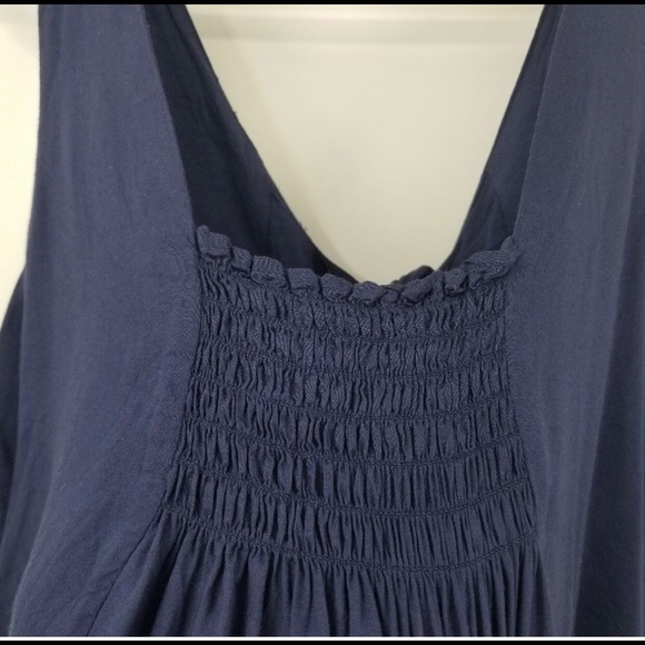 ANTHOPOLOGIE MAEVE VERENA TOP CAMI TANK NAVY - Picture 7 of 11